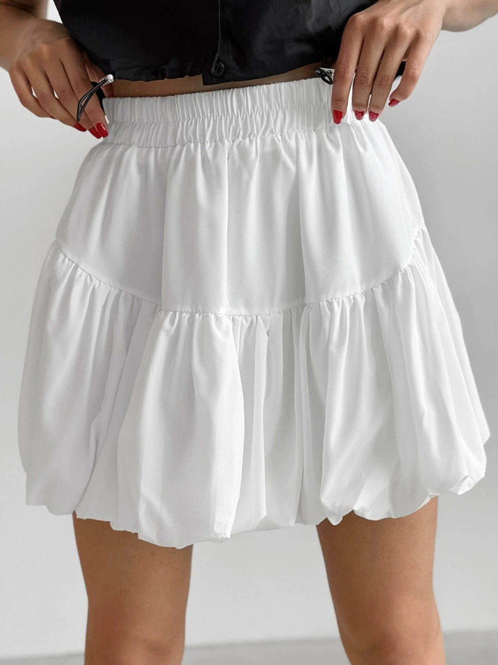 ZARA High Waist Mini Skirt for Women Fall Winter Simple Cute Versatile